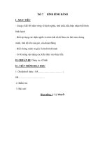 Tiết 7: HÌNH BÌNH HÀNH pptx