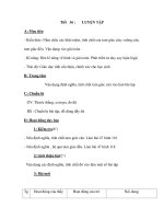 Tiết 36 : LUYỆN TẬP potx