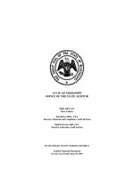 STATE OF MISSISSIPPI OFFICE OF THE STATE AUDITOR PHIL BRYANT State Auditor RAMONA HILL, CPA Director, Financial and Compliance Audit Division BRENT BALLARD, CPA Director, Education Audit Section_part1 pdf