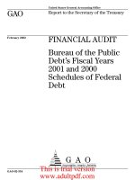 United States General Accounting Office GAO February 2002 Report to the Secretary of the Treasury _part1 docx