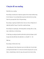 Chuyên đề rau muống pptx