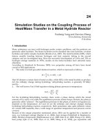 Mass Transfer in Multiphase Systems and its Applications Part 15 doc