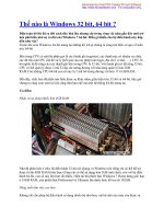 Thế nào là Windows 32 bit, 64 bit ? potx
