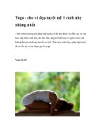 Yoga - cho vẻ đẹp tuyệt mỹ 1 cách nhẹ nhàng nhất pptx