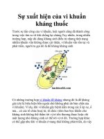 Sự xuất hiện của vi khuẩn kháng thuốc pot