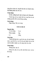 Thực đơn dinh dưỡng cho bà mẹ mang thai và sinh con part 10 potx