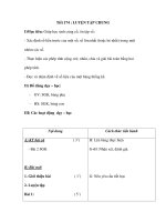 Tiết 174 : LUYỆN TẬP CHUNG pdf