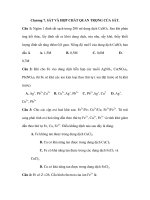 Chương 7. SẮT VÀ HỢP CHẤT QUAN TRỌNG CỦA SẮT docx