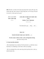 Mẫu số 8: Báo cáo thành tích đề nghị tặng thưởng Huân chương Hữu nghị, Huy chương Hữu nghị, Huân chương Lao động, Bằng khen của Thủ tướng Chính phủ (cho tập thể, cá nhân người nước ngoài) pdf