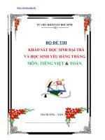 TỔNG HỢP CÁC CHUYÊN ĐỀ BỒI DƯỠNG HỌC SINH GIỎI LỚP 4, LỚP 5.