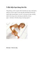 5 dấu hiệu bạn đang béo lên pdf