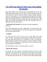 Các chất hoạt động bề mặt trong công nghiệp dệt nhuộm docx