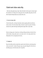 Xinh tươi chào mùa Hạ pptx