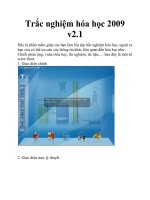 Trắc nghiệm hóa học 2009 v2.1 pptx