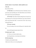 ĐƯÒNG THẲNG VÀ MẶT PHẲNG TRONG KHÔNG GIAN(P3) pdf