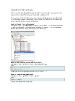 Hướng dẫn tìm và diệt virus bằng tay ppt
