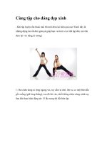 Cùng tập cho dáng đẹp xinh pot