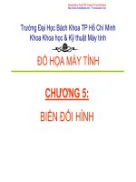 Đồ hoạ máy tính-Chương 5 ppt