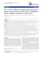 báo cáo hóa học: