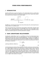 Fixed Wing Performance