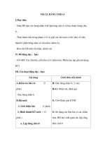 Tiết 23: BẢNG CHIA 6 docx