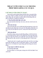 THUẬT VƯỜN ƯƠM VÀ CÁC PHƯƠNG PHÁP NHÂN GIỐNG CÂY ĂN QUẢ doc