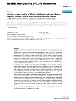 Health and Quality of Life Outcomes BioMed Central Review Open Access Health-related quality of docx