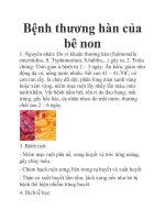 Bệnh thương hàn của bê non pptx