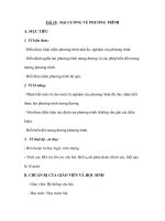Tiết 19: ĐẠI CƯƠNG VỀ PHƯƠNG TRÌNH docx
