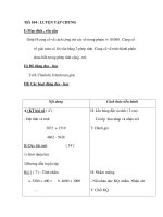 Tiết 104 : LUYỆN TẬP CHUNG pptx