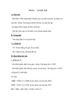 Tiết 19: LUYỆN TẬP potx