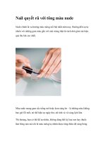 Nail quyết rũ với tông màu nude potx