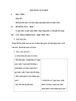 BÀI TOÁN VỀ ÍT HƠN pot