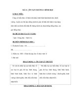 Tiết 15: ÔN TẬP CHƯƠNG I HÌNH HỌC docx