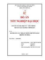 đánh giá hiệu quả các thuật toán chuyển giao trong wcdma