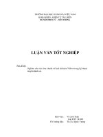 LUẬN VĂN VIỄN THÔNG NGHIÊN CỨU CÁC TIÊU CHUẨN SỐ HÓA TÍN HIỆU VIDEO TRONG KỸ THUẬT TRUYỀN HÌNH SỐ