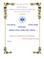 Quy trình sản xuất bánh mì