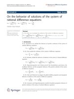 Báo cáo hóa học: 