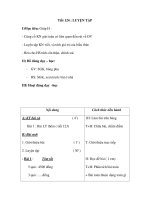 Tiết 124 : LUYỆN TẬP potx