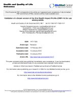 báo cáo hóa học: