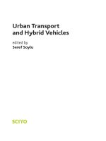 Urban Transport and Hybrid Vehiclesedited Part 1 pdf