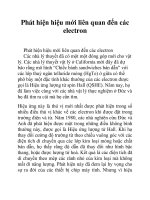 Phát hiện hiệu mới liên quan đến các electron pdf