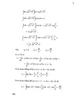 Bài tập toán cao cấp tập 3 part 6 docx