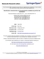 Báo cáo hóa học: 