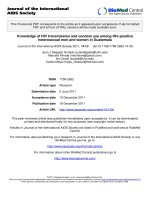 báo cáo hóa học: