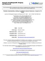 báo cáo hóa học: