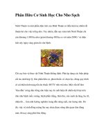 Phân Hữu Cơ Sinh Học Cho Nho Sạch ppt