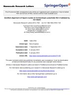 Báo cáo hóa học: 