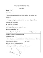 LUYỆN TẬP VỀ TÍNH DIỆN TÍCH (Tiếp theo) pptx