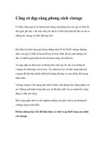 Công sở đẹp cùng phong cách vintage docx